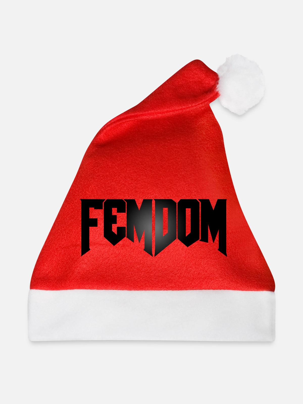 Femdoom - Weihnachtsmütze - Rot - Vorne