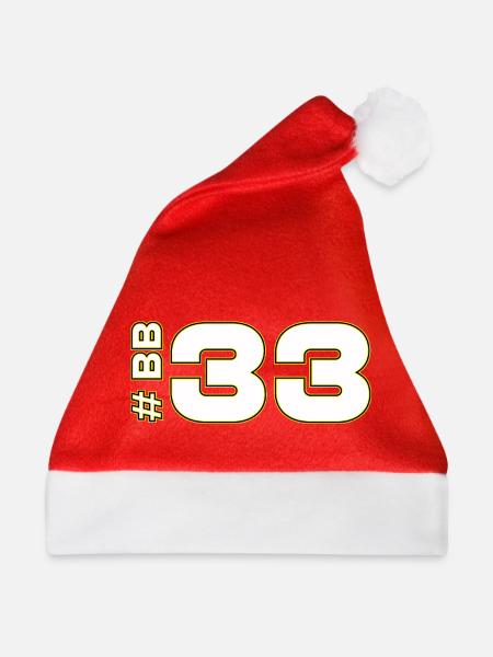 -BB33-2026 - Weihnachtsmütze - Rot