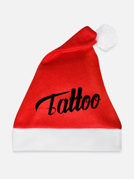 Tattoo - Weihnachtsmütze - Rot
