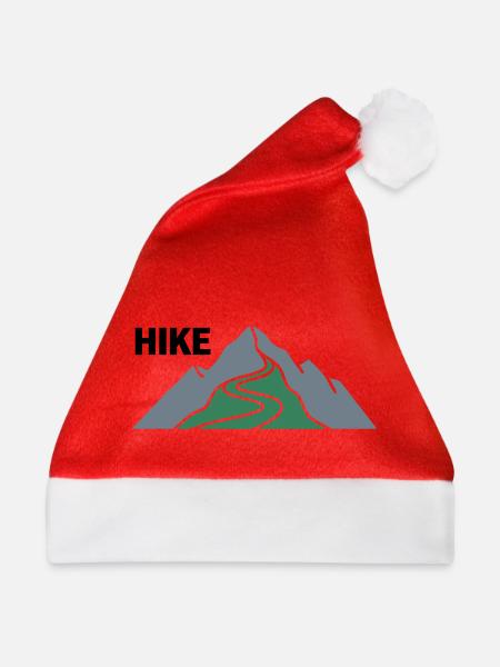 Hike Berge Wandern Wandergruppe Gipfel - Weihnachtsmütze - Rot