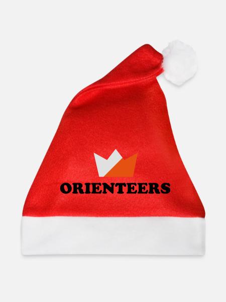 Orientierungsläufer Krone - Weihnachtsmütze - Rot