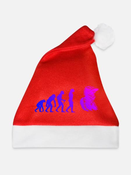 Statement für alle Motocross - Weihnachtsmütze - Rot