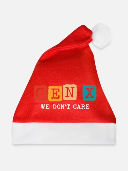 gen x we don't care - Weihnachtsmütze - Rot