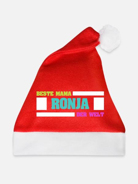 Mutter Ronja - Weihnachtsmütze - Rot - Vorne
