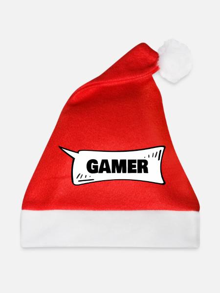 Gamer - Weihnachtsmütze - Rot
