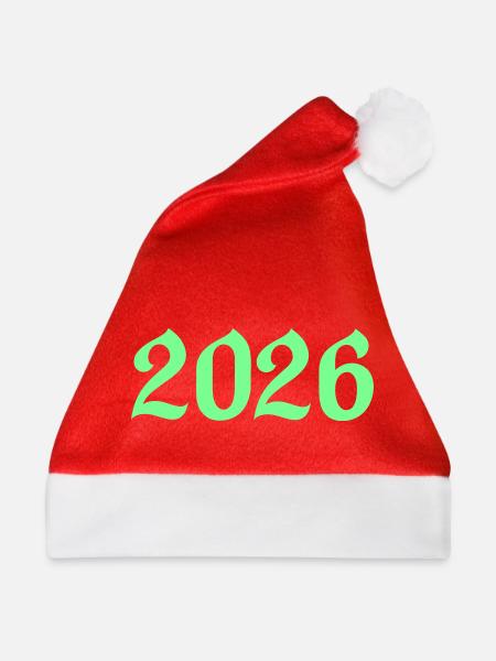 2026- - Weihnachtsmütze - Rot