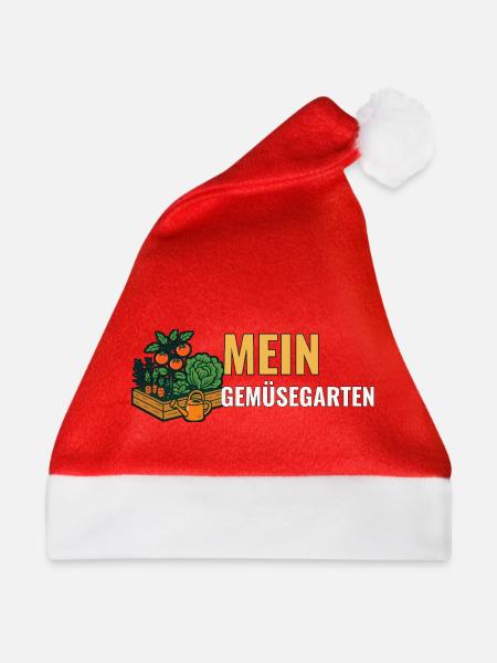 Gemüsegarten Geschenk für Gartenfreunde. - Weihnachtsmütze - Rot