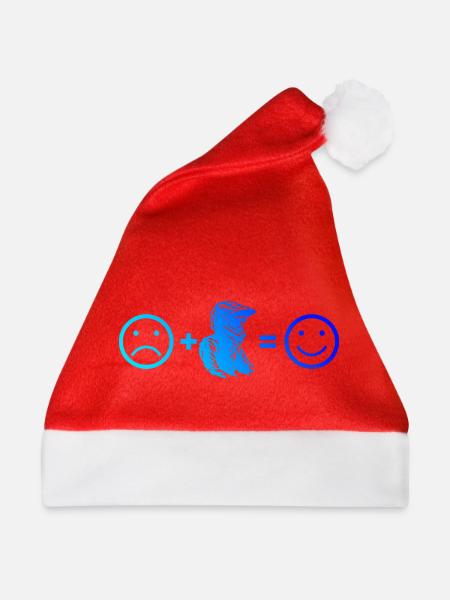 Coole Motocross Inspiration - Weihnachtsmütze - Rot