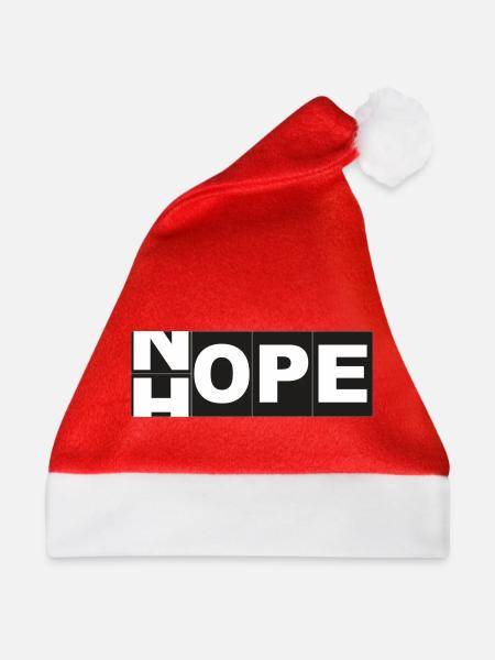 Hope Nope - Weihnachtsmütze - Rot