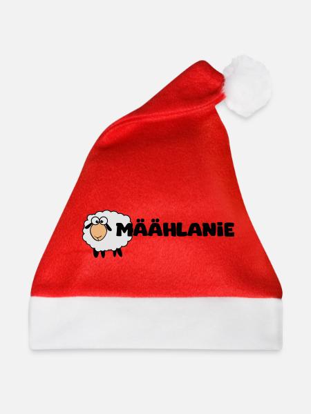 Melanie Schaf "Mäählanie" - Weihnachtsmütze - Rot