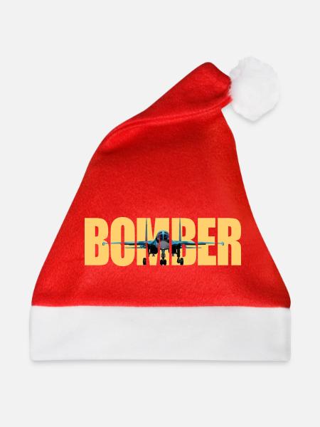 Bomber Su-34 - Weihnachtsmütze - Rot