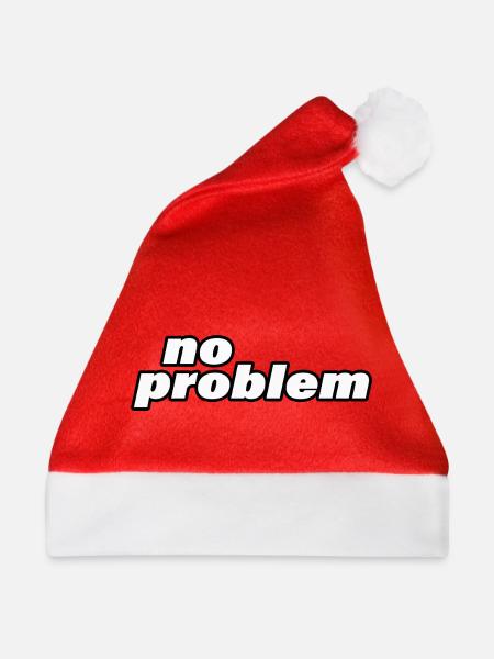 NO PROBLEM - Weihnachtsmütze - Rot