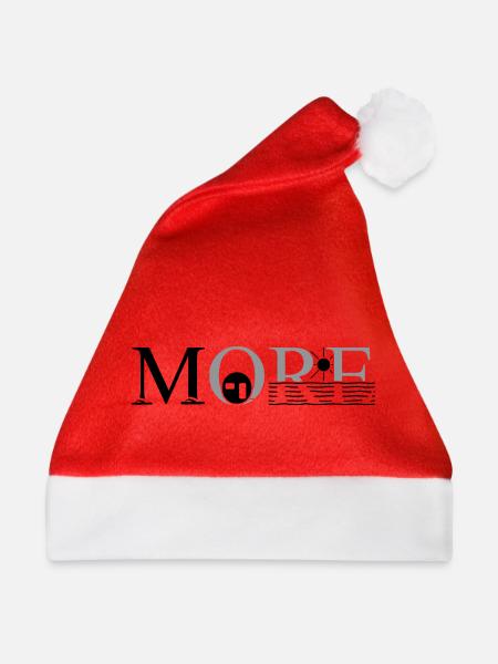 More Camping - Weihnachtsmütze - Rot