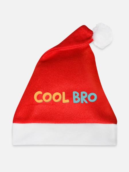 Brother Cool Retro-Pop-Tippfehler - Weihnachtsmütze - Rot