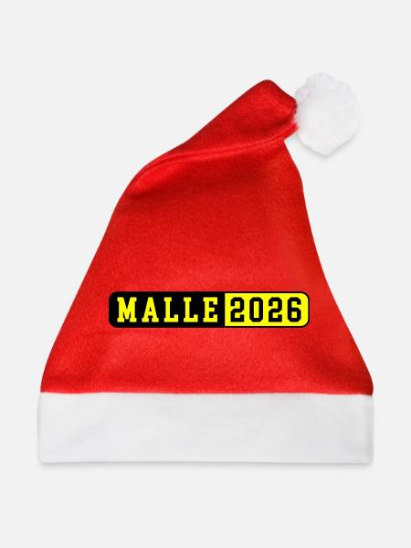 Malle 2026 - Weihnachtsmütze - Rot