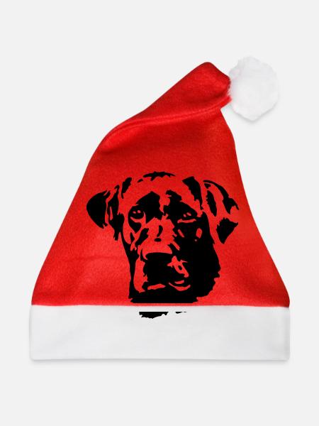 Labrador Retriever - Weihnachtsmütze - Rot