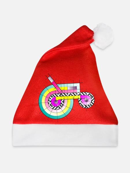 Traktor mal anders - Weihnachtsmütze - Rot