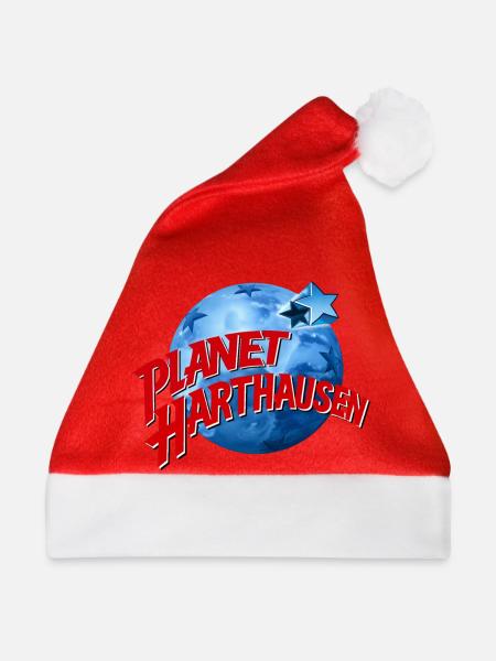 Planet Harthausen - Weihnachtsmütze - Rot