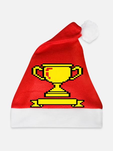 Pokal - Weihnachtsmütze - Rot