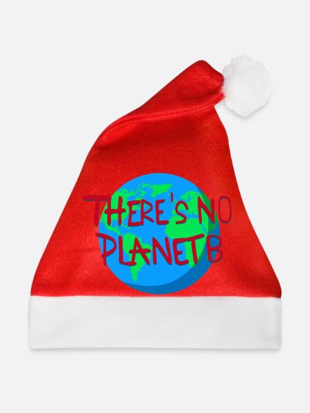 Es gibt kein Planet B - Weihnachtsmütze - Rot