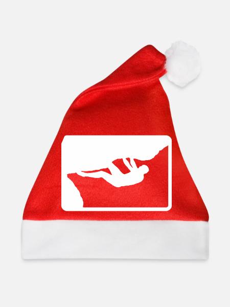 Outdoor Boulderer - Weihnachtsmütze - Rot