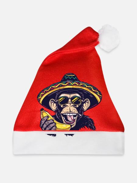Fledermaus Lustig Sombrero - Weihnachtsmütze - Rot