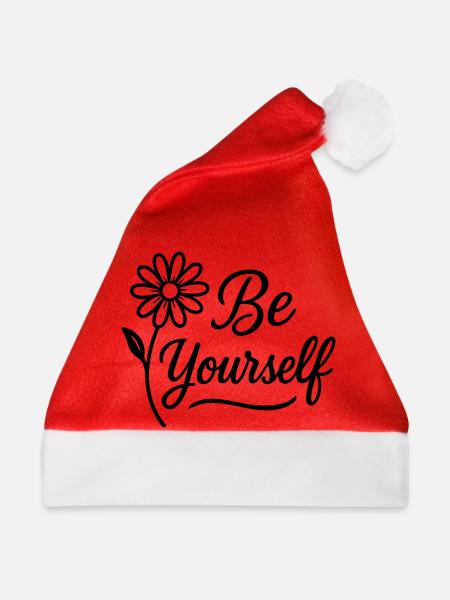 Be yourself - Weihnachtsmütze - Rot