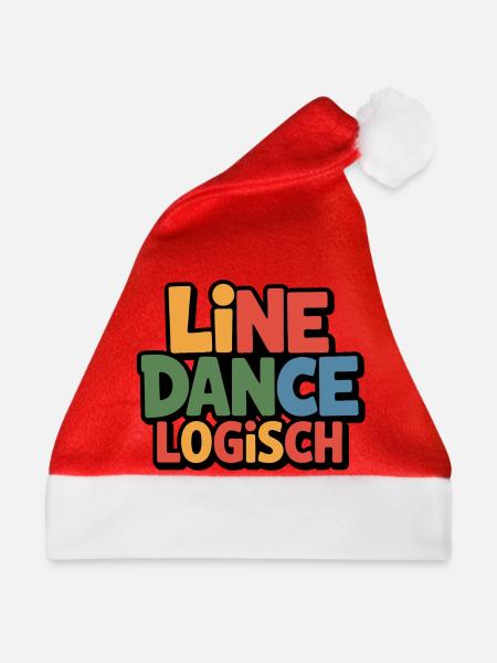 Line Dance Logisch - Weihnachtsmütze - Rot