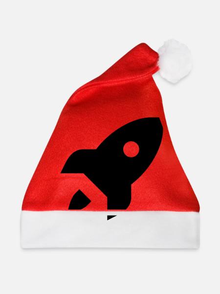 Rakete - Weihnachtsmütze - Rot