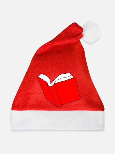 Buch - Weihnachtsmütze - Rot