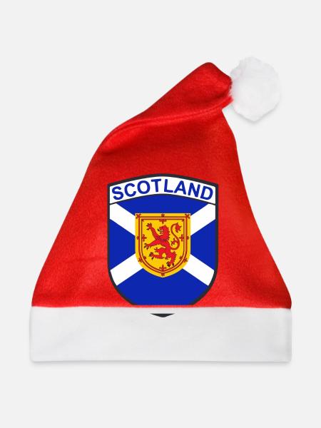 scotland - Weihnachtsmütze - Rot