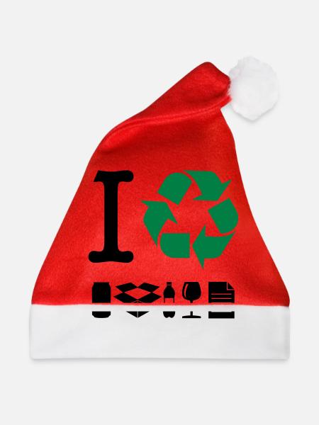 Ich bereite - Weihnachtsmütze - Rot