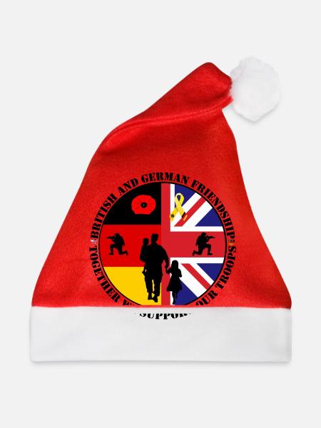 german_british_friedship - Weihnachtsmütze - Rot