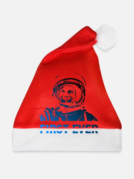 gagarin first ever - Weihnachtsmütze - Rot