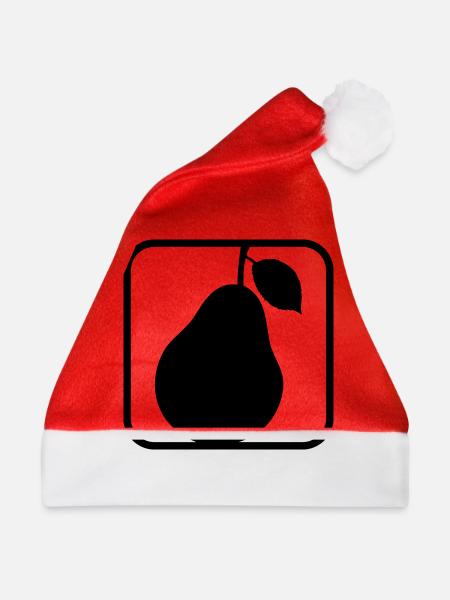 Pear Logo - Weihnachtsmütze - Rot