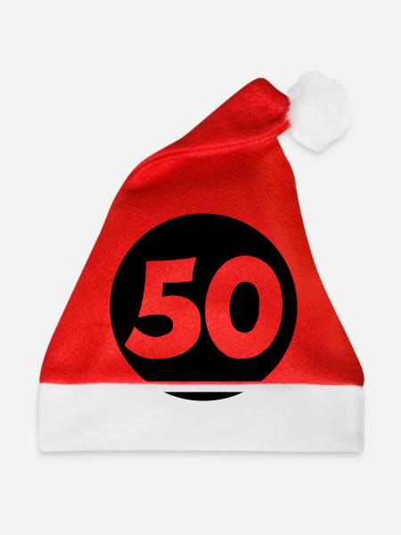 50 - Weihnachtsmütze - Rot