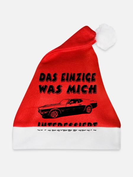 Auto - Weihnachtsmütze - Rot