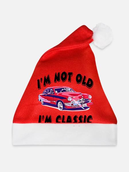 Auto - Weihnachtsmütze - Rot