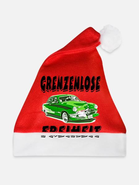 Auto - Weihnachtsmütze - Rot