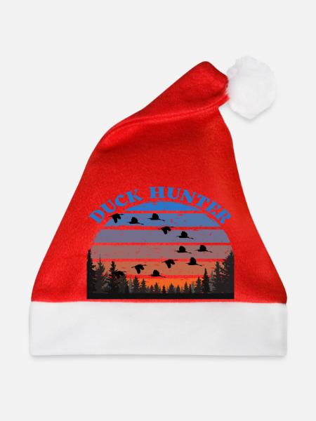 Duck Hunter - Weihnachtsmütze - Rot