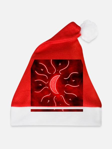 Luna Mandala Roja - Weihnachtsmütze - Rot