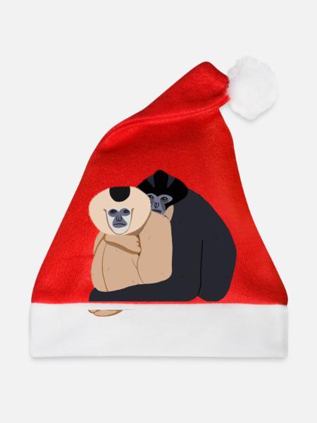 Gibbons - Weihnachtsmütze - Rot