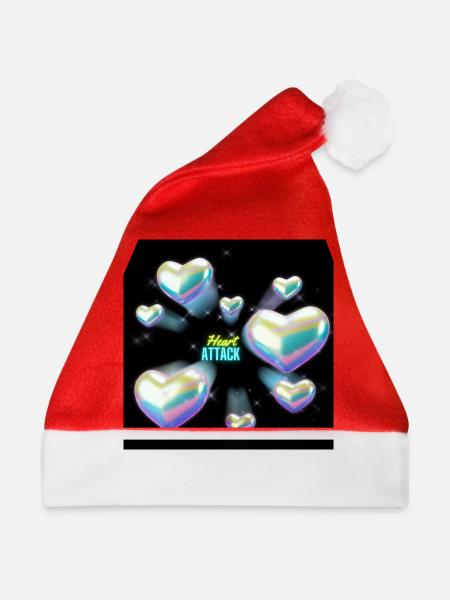Heart Attack - Weihnachtsmütze - Rot
