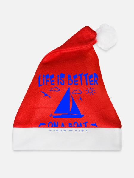 Segeln - Weihnachtsmütze - Rot