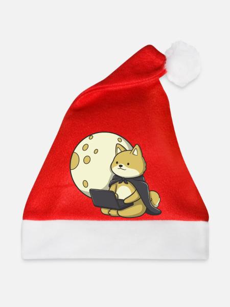 Magic Degen - Moon - Weihnachtsmütze - Rot