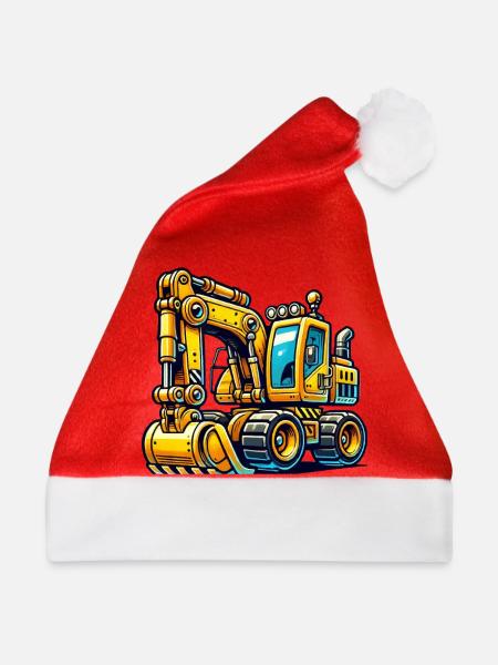 bagger 01 - Weihnachtsmütze - Rot