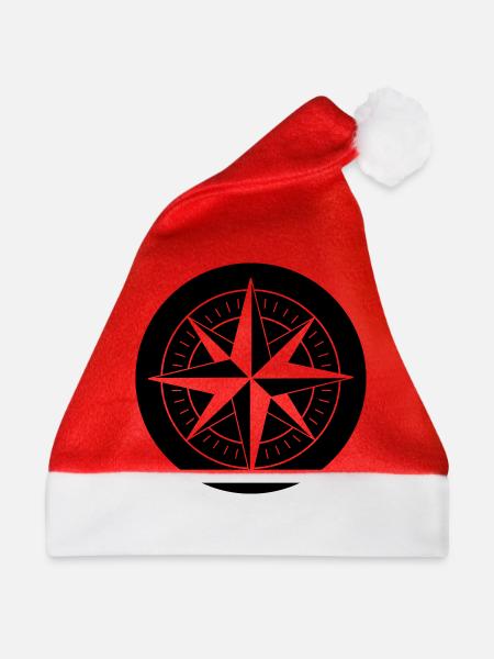kompass - Weihnachtsmütze - Rot
