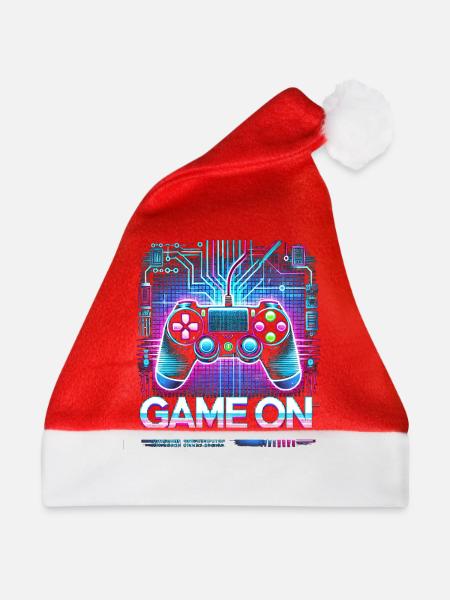 GAME ON - Weihnachtsmütze - Rot