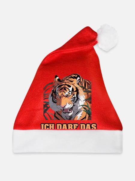Ich darf das - Weihnachtsmütze - Rot