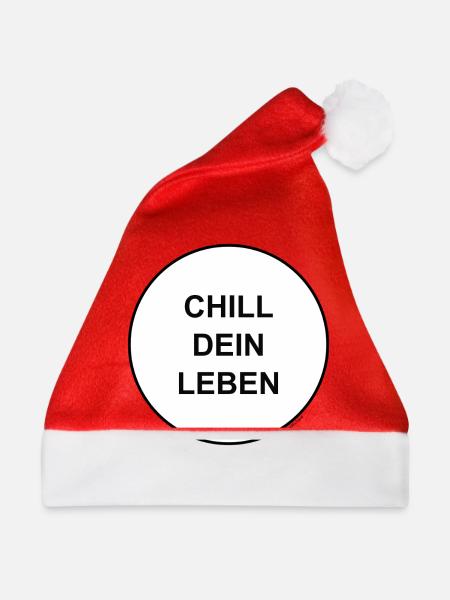Chill dein Leben! - Weihnachtsmütze - Rot